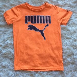 5/$25 Puma orange tee shirt boys size 7